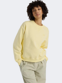 New Balance Athletics French Terry Women Lifestyle Sweatshirt Parchment