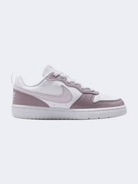 Nike Court Borough Gs-Girls Lifestyle Shoes White/Plum Fog