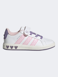 Adidas Disney Minnie Mouse Grand Court Ps-Girls Sportswear Shoes White/Pink