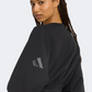 Adidas Soft Lux Loose Women Sportswear Sweatshirt Black