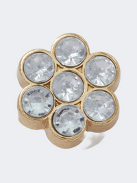 Crocs Tiny Gem Flower Lifestyle Pins Silver