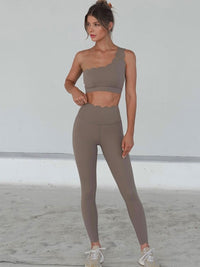 Wiskii High-Waist Energy Women Sportswear 7/8 Tight Almond Butter