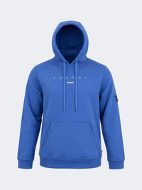 Oil & Gaz Brushed Unisex Lifestyle Printed Hoodie Blue