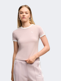 Puma T7 Slim Women Lifestyle T-Shirt Misty Pink