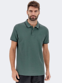 Lotto Classica Men Lifestyle Polo Short Sleeve Dark Forest