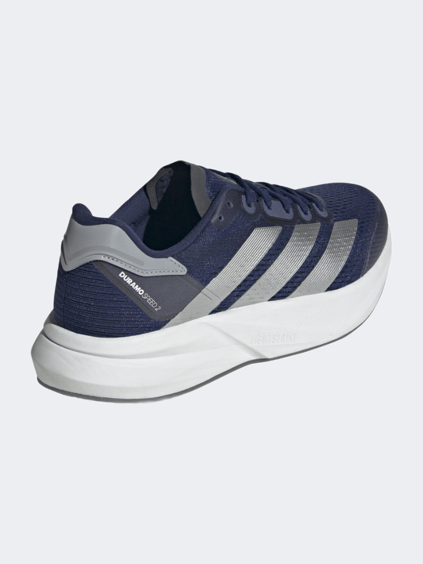 Adidas Duramo Speed 2 Men Running Shoes Dark Blue/Silver