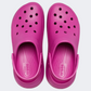 Crocs Classic Crush Unisex Lifestyle Slippers Fuchsia Fun