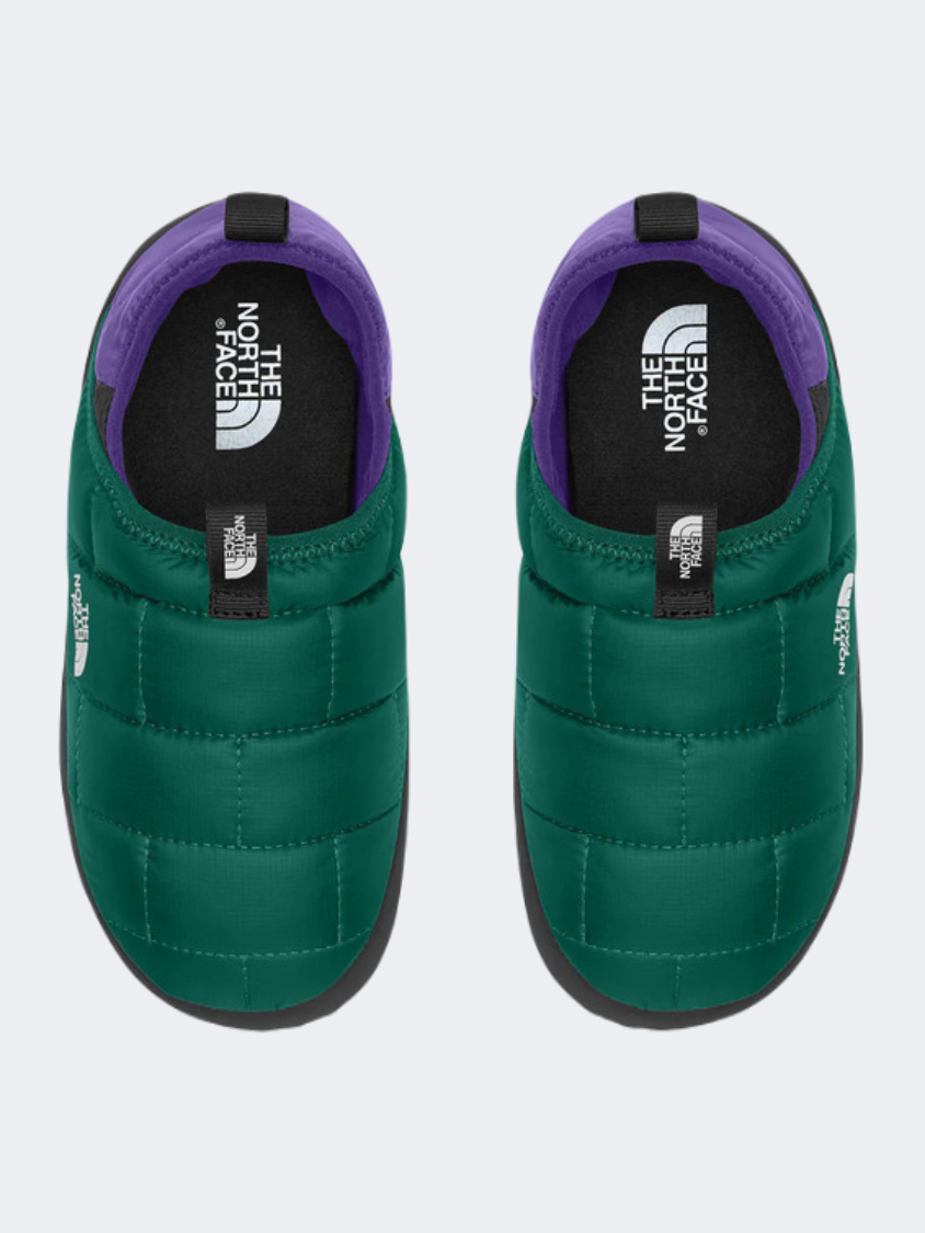 The North Face Thermoball Traction Mule Ii Kids Lifestyle Slippers Evergreen/Purple