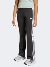 Adidas Train Essentials 3-Stripes Flared Kids-Girls Sportswear Tight Black/White