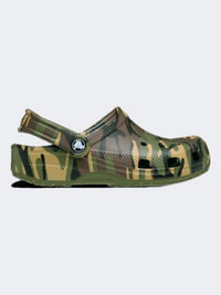Crocs Classic Camouflage Kids Lifestyle Clog Army Green/Multi
