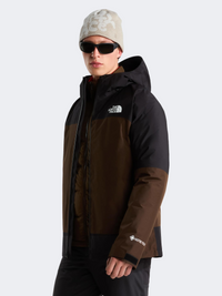 The North Face Triclimate Goretex Men Hiking Jacket Dark Chestnut/Black