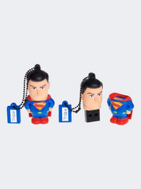 Tribe Tech Dc Superman Movie 16Gb Flash Drive Unisex Lifestyle Memory Card Multicolor