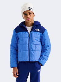 The North Face Reversible Shasta Full Zip Hooded Boys Lifestyle Jacket Active Blue