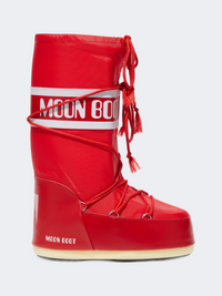 Moonboot Icon Nylon Unisex After Ski Boot Red