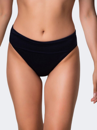 Blu4U Solids Women Beach Slip Black