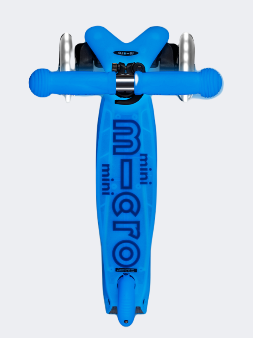 Micro Mini Deluxe Glow Led Kids Skating Scooter Arctic Blue