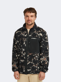 Oneill Must-Have High-Pile Full Zip Fleece Men Skiing Fleece Black/Beige Quarry