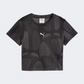 Puma Dare To AOP Baby Women Lifestyle T-Shirt Black