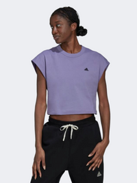 Adidas Summer Women Lifestyle T-Shirt Lilac