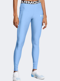 Under Armour Heatgear Rib Women Training Tight Horizon Blue/White
