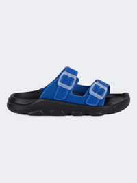 Oil And Gaz Relaxed Kids Beach Slide Black/Blue