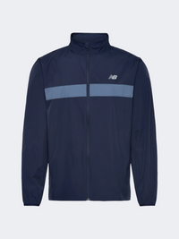 New Balance Sport Essentials Men Performance Jacket Shoreline Blue