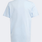 Adidas Messi Graphic Kids Boys Football T-Shirt Blue Dawn