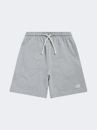 New Balance French Terry Small Logo Kids-Boys Lifestyle Short Athletic Grey