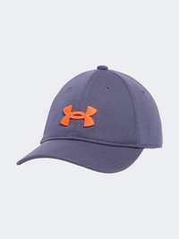 Under Armour Blitzing Adjustable Boys Lifestyle Cap Downpour Grey/Fire