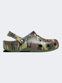 Crocs Classic Camouflage Unisex Lifestyle Clog Army Green