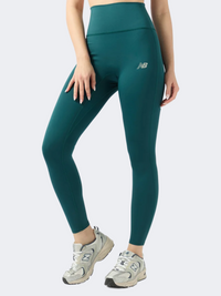 New Balance Essential High Rise Women Performance 7/8 Tight Green