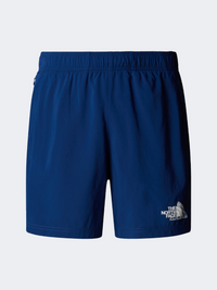 The North Face 24/7 7 Inch Graphic Men Hiking Short Estate Blue