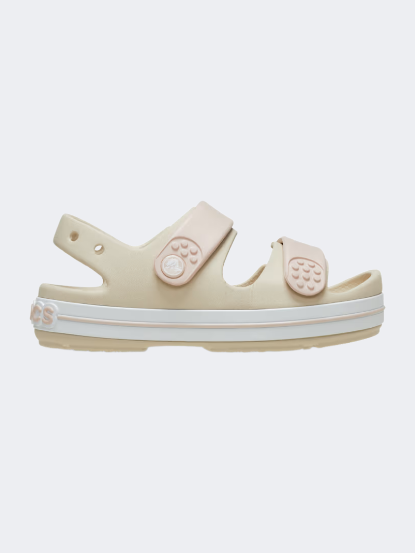 Crocs Toddler Crocband Cruiser Infant Lifestyle Sandal Sandstone