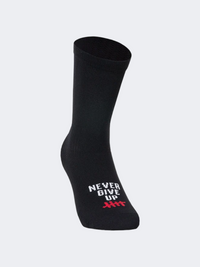 Pacific Dont Quit Unisex Running Sock Black