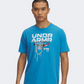 Under Armour 60/40S Hoops Net Men Basketball T-Shirt Ether Blue/White