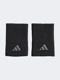 Adidas Wristbands Large Unisex Tennis Band Black/Iron Metallic