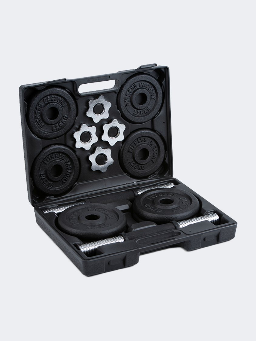 Irm-Fitness Factory 20Kg Painted Dumbbell Set Black
