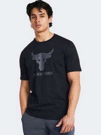 Under Armour Project Rock Brahma Bull Men Training T-Shirt Black/Downpour Grey