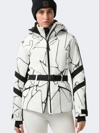 Fire and Ice Moia2 Women Skiing Jacket White