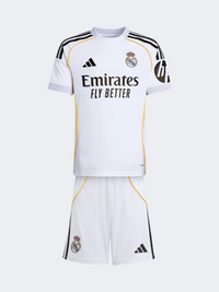 Adidas Real Madrid 25/26 Home Kids-Unisex Football Set White
