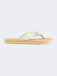 Oneill Ditsy Sun Women Beach Slippers Multi Stripe