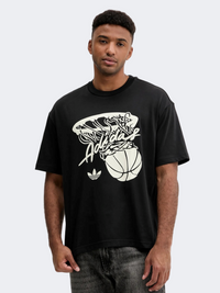 Adidas Hot Shot Graphic Unisex Basketball T-Shirt Black