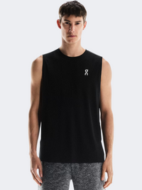 On Court Men Tennis Tank All Black