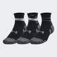 Under Armour Performance Tech 3-Pack Quarter Unisex Training Sock Black