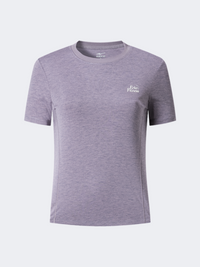 Erke Women Training T-Shirt Grey Purple