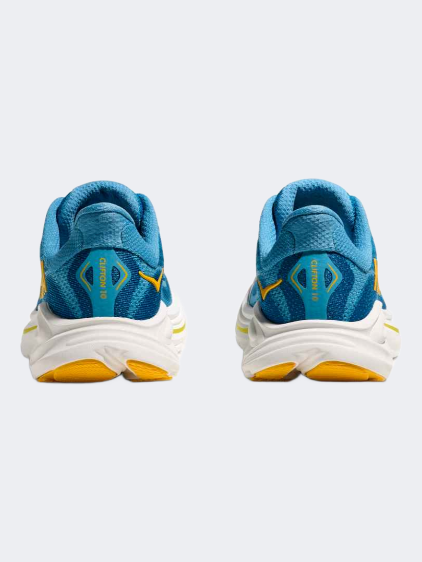 Hoka Clifton 10 Gs-Boys Running Shoes Alpine Blue