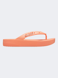 Crocs Classic Platform Women lifestyle Slippers Papaya