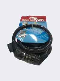 Ibexx Lock 10Mm*180Cm Unisex Biking Black