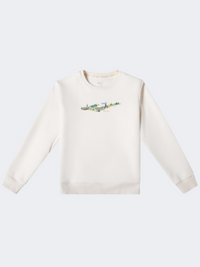 Erke Pullover Kids Boys Outdoor Sweatshirt Glacier White/Black