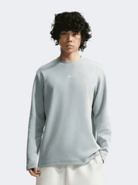 Nike Club Varsity Longsleeve Crew Men Lifestyle Sweatshirt Smoke Grey/White
